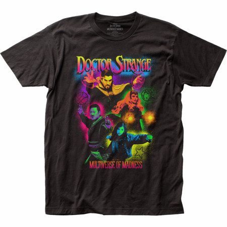 Doctor Strange In The Multiverse of Madness Neon Splatter T-Shirt