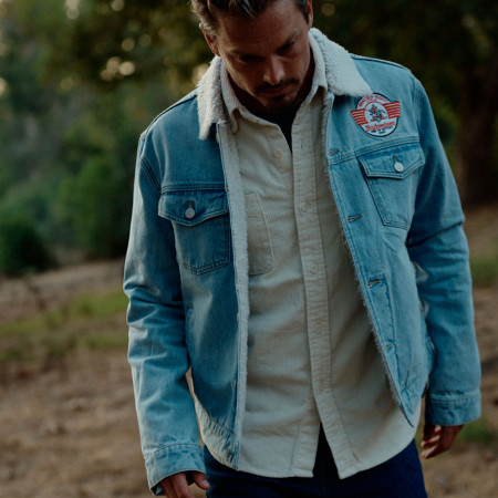 Budweiser best sale jean jacket