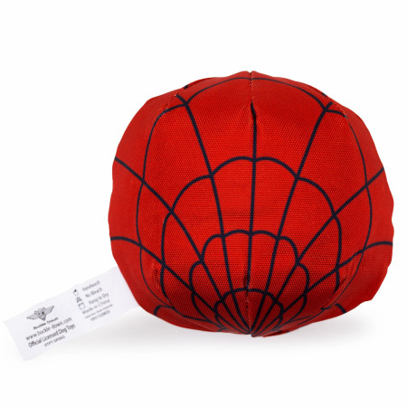 Spider-Man Mask Plush Squeaky Dog Toy