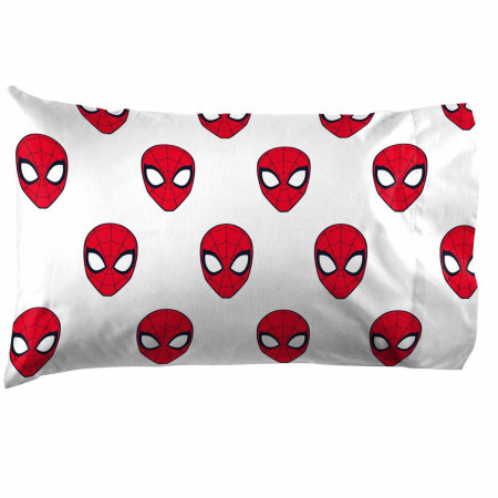 Spider-Man Mask 3-Piece Twin Sheet Set