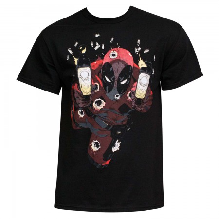 Men's Cotton Deadpool Glow In The Dark Empty Clips T-Shirt