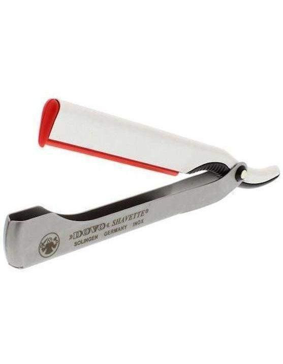 Product image 1 for Dovo Shavette Straight Razor, Stainless Steel Handle