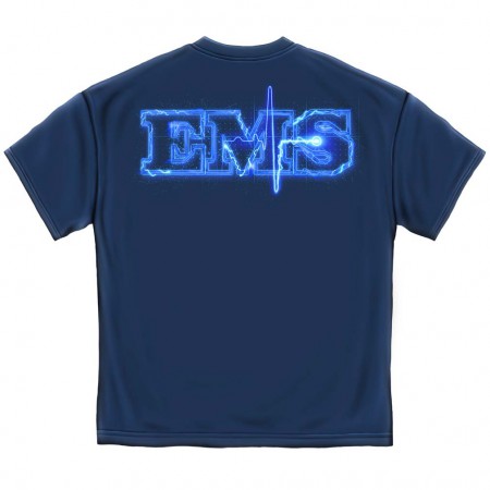 Emergency Medical Services First Responder Men's Navy Blue T-Shirt