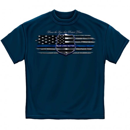Police Cops Blue Lives Matter T-Shirt