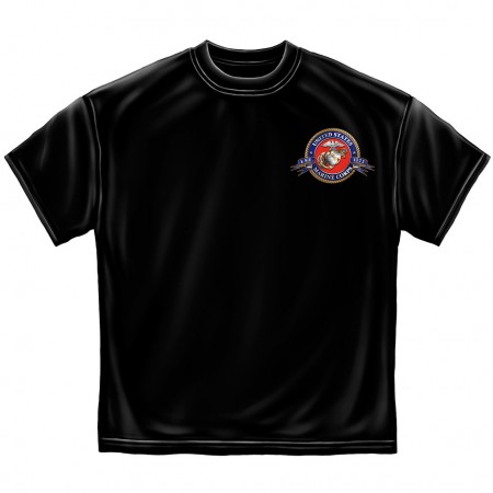 Gold Shield Marines T-Shirt - Black