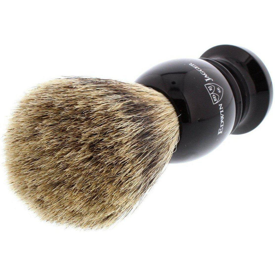 Product image 2 for Edwin Jagger Best Badger Shaving Brush, Medium, Black