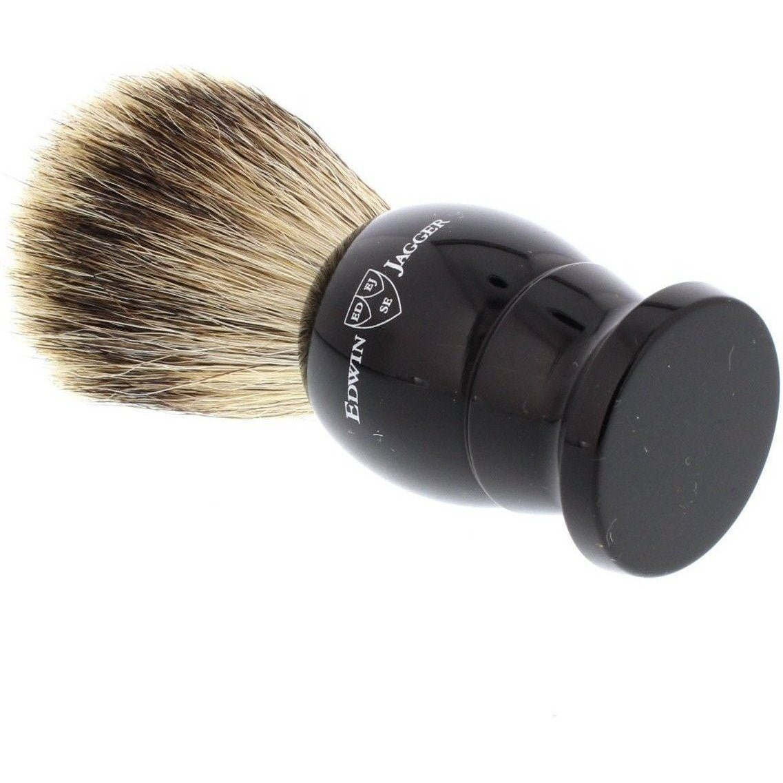 Product image 3 for Edwin Jagger Best Badger Shaving Brush, Medium, Black