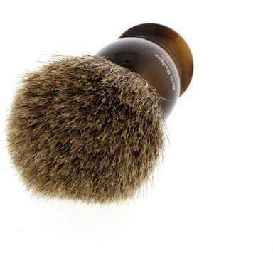 Product image 3 for Edwin Jagger Best Badger Shaving Brush, Medium, Imitation Light Horn