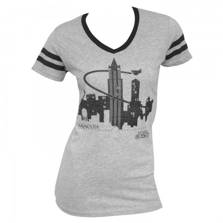 Fantastic Beasts Women's Grey Macusa T-Shirt
