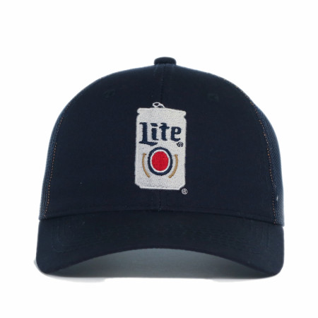 Miller Lite Can Logo Navy Trucker Hat
