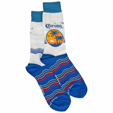 Corona Extra Summer Beach Scene Men's Socks
