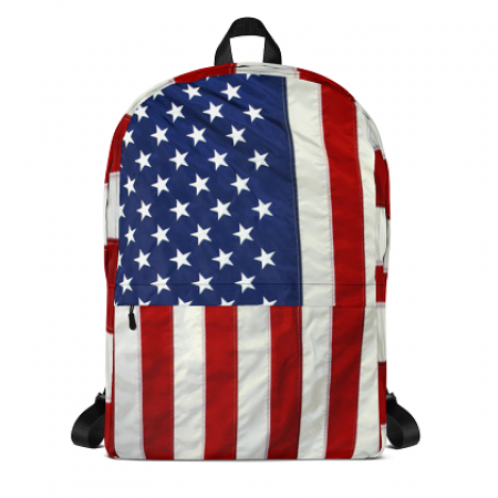 USA American Flag All Over Print Back Pack