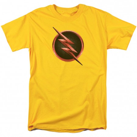 The Flash Reverse Flash Logo Yellow Tshirt