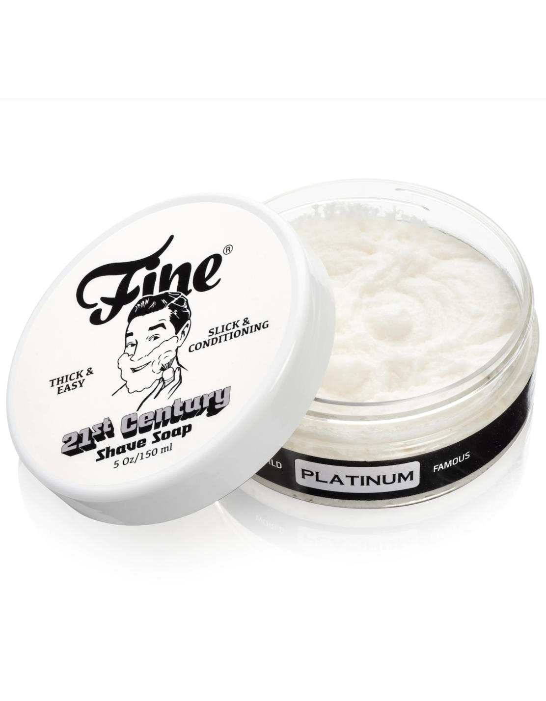 Product image 1 for Fine Classic Shaving Soap in Bowl, Platinum