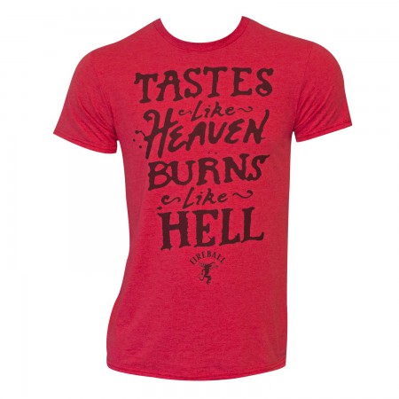 Men's Fireball Burns Like Hell Red T-Shirt