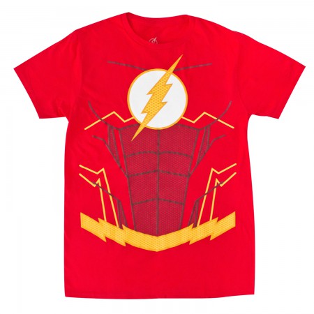 The Flash Men's Red Suit Up Costume T-Shirt