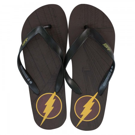 The Flash Men's Brown Flip Flops