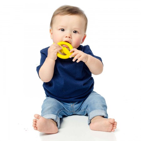 The Flash Yellow Infant Baby Teether