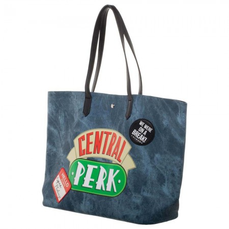 Friends Central Perk Blue Tote Bag