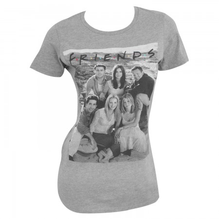 Friends Character Cast Heather Grey Women's Tee Shirt