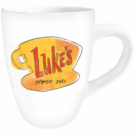 Gilmore Girls Luke's 18 Ounce Ceramic Curved Mug