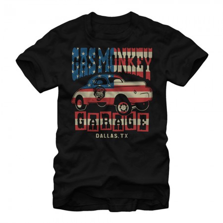 Gas Monkey Garage Life's A Drag Black T-Shirt