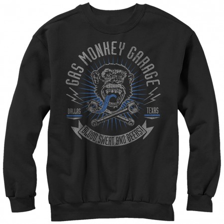 Gas Monkey Garage Reset Garage Black Pullover Sweatshirt