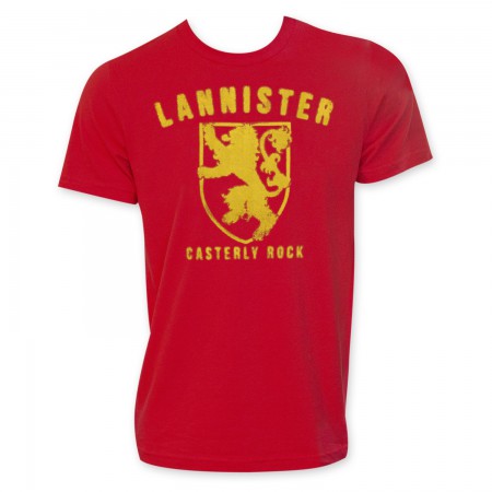 Game Of Thrones Men's Red Lannister T-Shirt