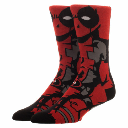 Deadpool 360 Character Crew Socks