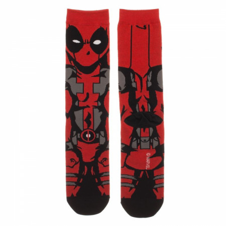 Deadpool 360 Character Crew Socks