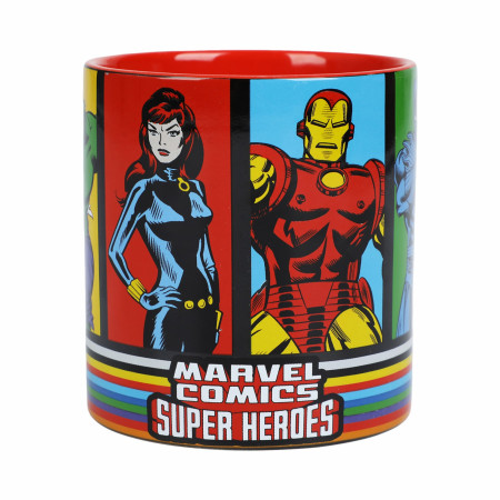Avengers Classic Comic Art Panels 16oz Ceramic Mug