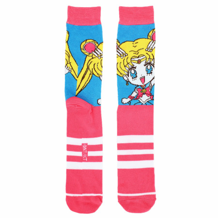 Sailor Moon Chibi Sailor Scouts 5-Pair Pack of Crew Socks