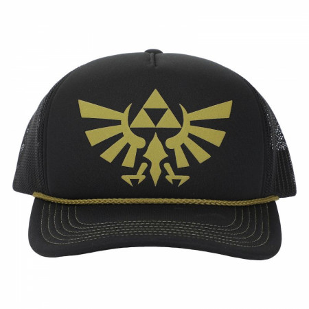 The Legend of Zelda Hyrule Crest Rope Trucker Hat