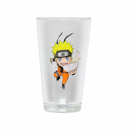 Naruto 3pc Crew Socks and Pint Glass Gift Set