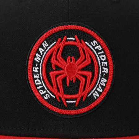 Miles Morales Spider-Man Flat Bill Snapback Hat