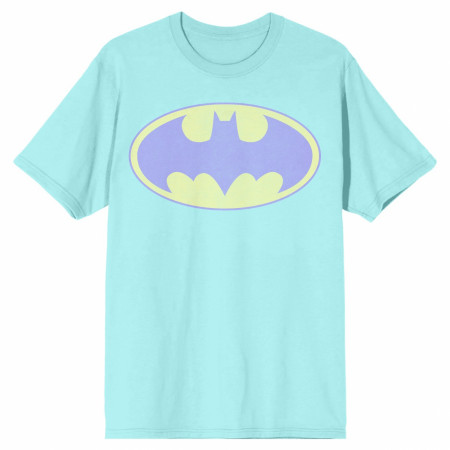 Batman Pastel Logo Blue Colorway T-Shirt