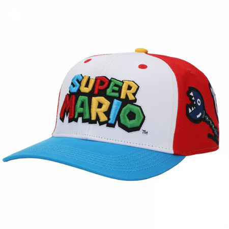 Super Mario Bros. Title Embroidered Hat