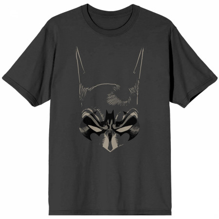 Batman Mask and Logo Sketch  T-Shirt