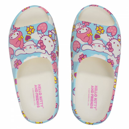 Hello Kitty and Friends in The Clouds Sanrio Junior's Slide Sandals