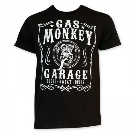 Gas Monkey Blood Sweat Beers T-Shirt