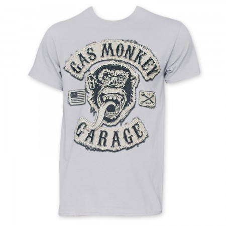 Gas Monkey Garage Grey Logo T-Shirt
