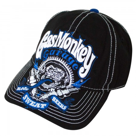 Gas Monkey Garage Puffy Logo Men's Black Hat
