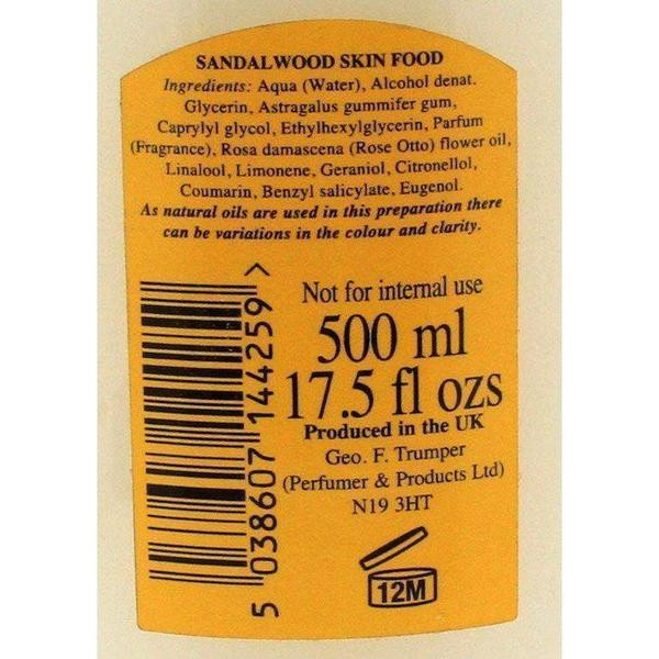 Product image 1 for Geo F Trumper Sandalwood Skin Food, 500ml