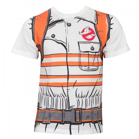 Ghostbusters Men's White Costume T-Shirt