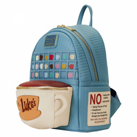 Gilmore Girls Luke's Diner Domed Coffee Mug Mini Backpack By Loungefly