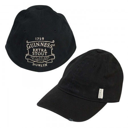 Guinness Black Baseball Hat