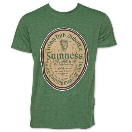 Guinness Beer Gaelic Label Shirt - Green