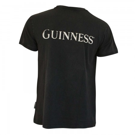 Guinness Distressed Harp Tee Shirt