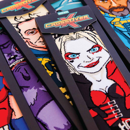 Harley Quinn Suicide Squad Crossover Crew Socks