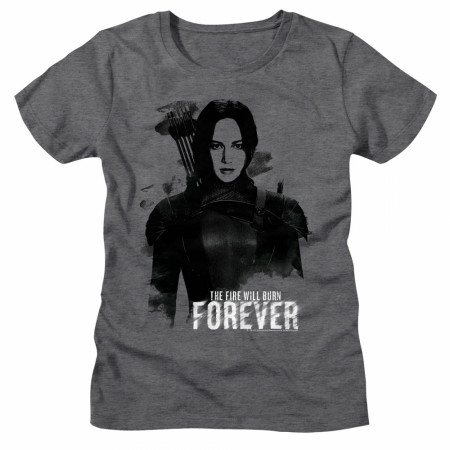 The Hunger Games The Fire Will Burn Forever Juniors T-Shirt